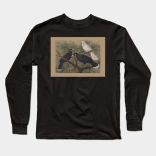 Three huia, by Johannes Keulemans Long Sleeve T-Shirt